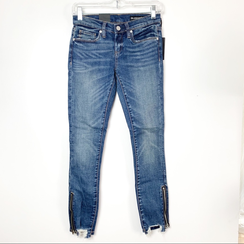NWT BLANKNYC The Reade Stagger Hem Skinny Jeans - Picture 2 of 6